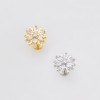 PUSH-FIT ICE FLOWER CZ 316L SURGICAL STEEL LABRET SET